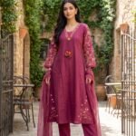 Cotton Heavy Embroidery Sleeves 3pc set