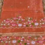 Kota embroidery Premium Silk Saree