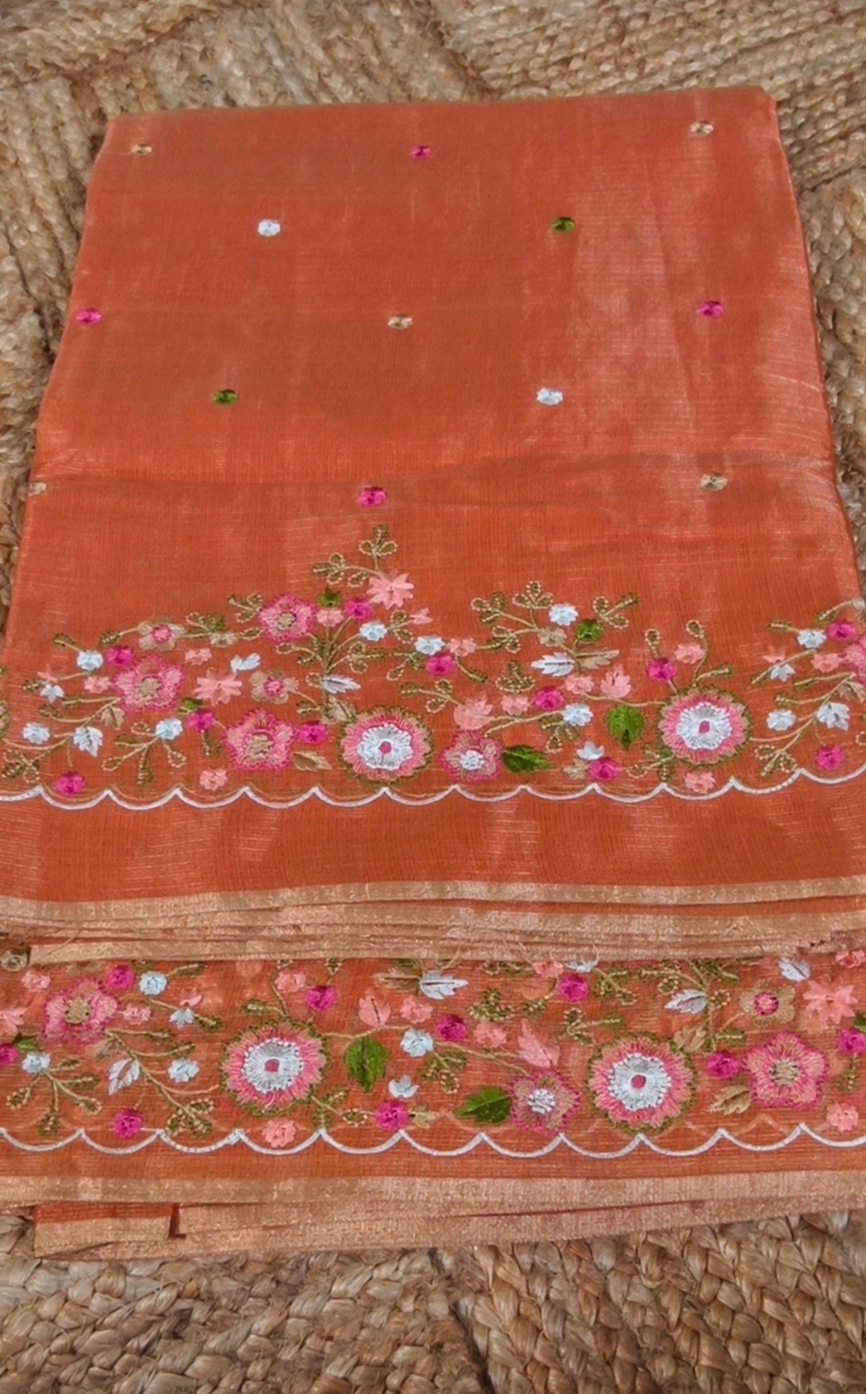 2026/07/1000222150.jpg Kota embroidery Premium Silk Saree - Image 1