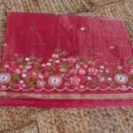 Kota Silk Heavy Border Embroidery Saree