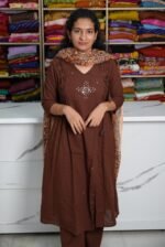 Cotton Angarakha Kalamkari 3pc set - Image 2