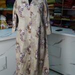 Hakoba Cotton Frock / A line Dress
