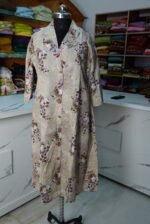 Hakoba Cotton Frock / A line Dress
